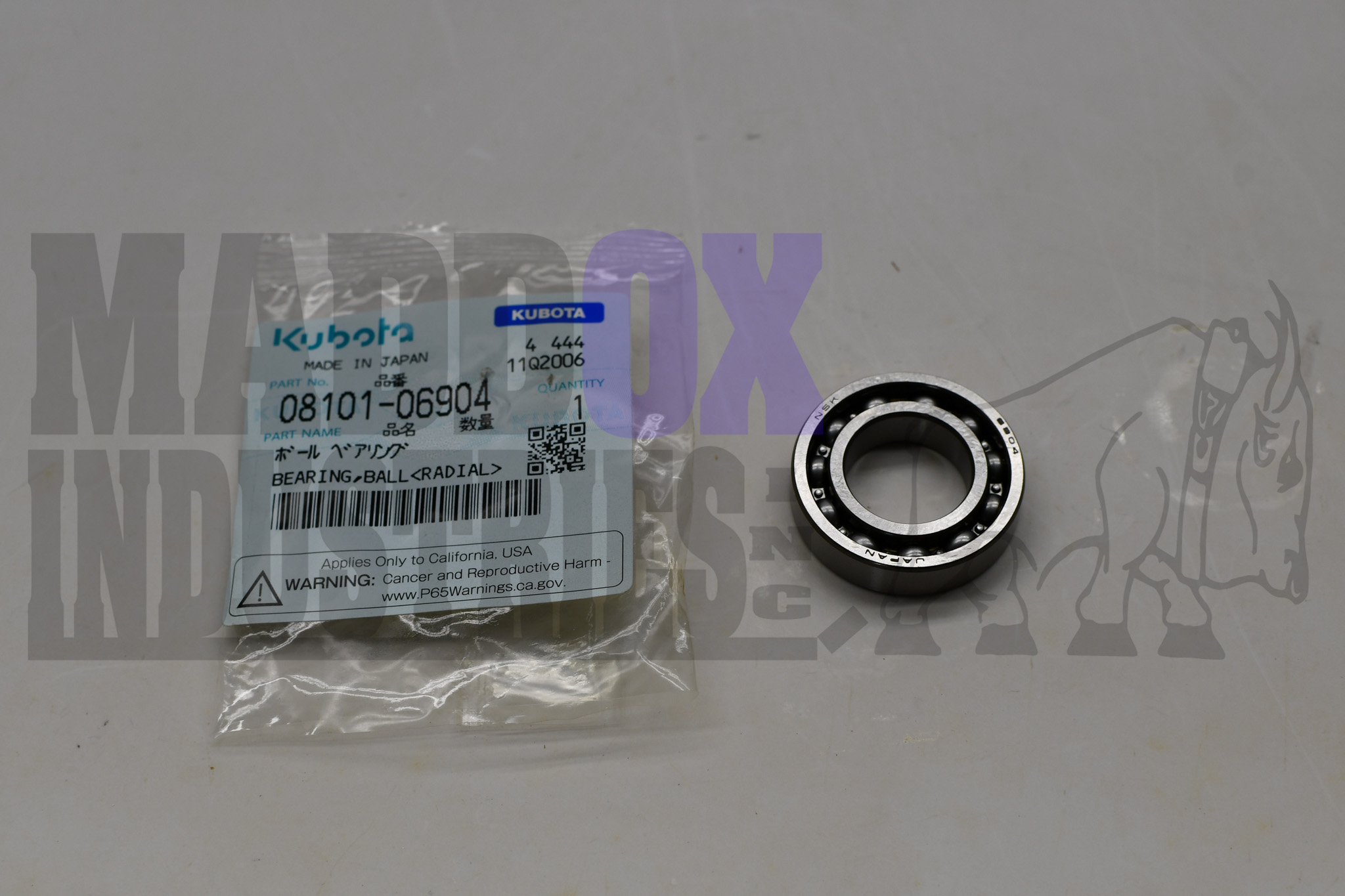 Kubota 08101-06904 Ball Bearing